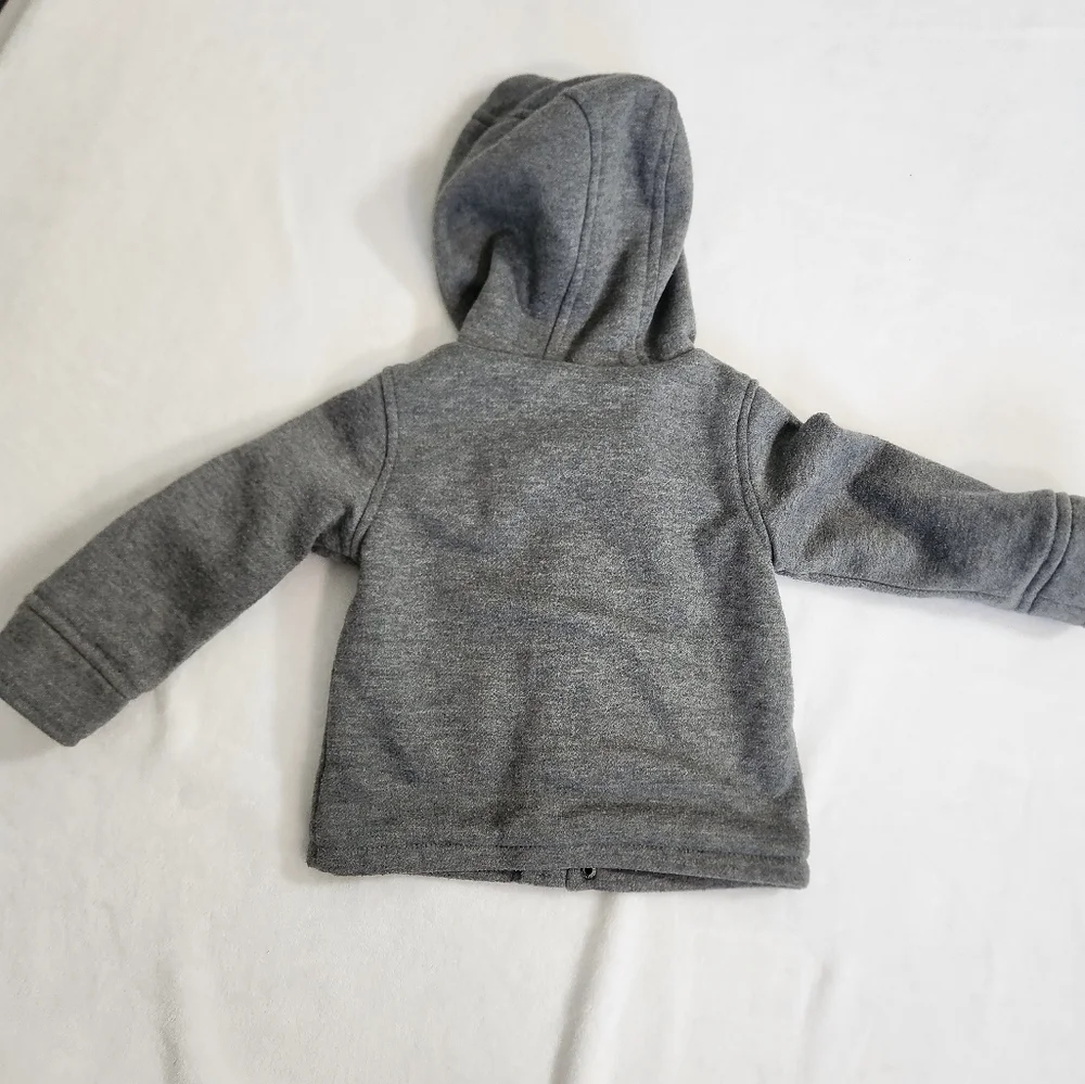 Gray Toggle Pea Coat for Kids - Unisex size 9- 12 months